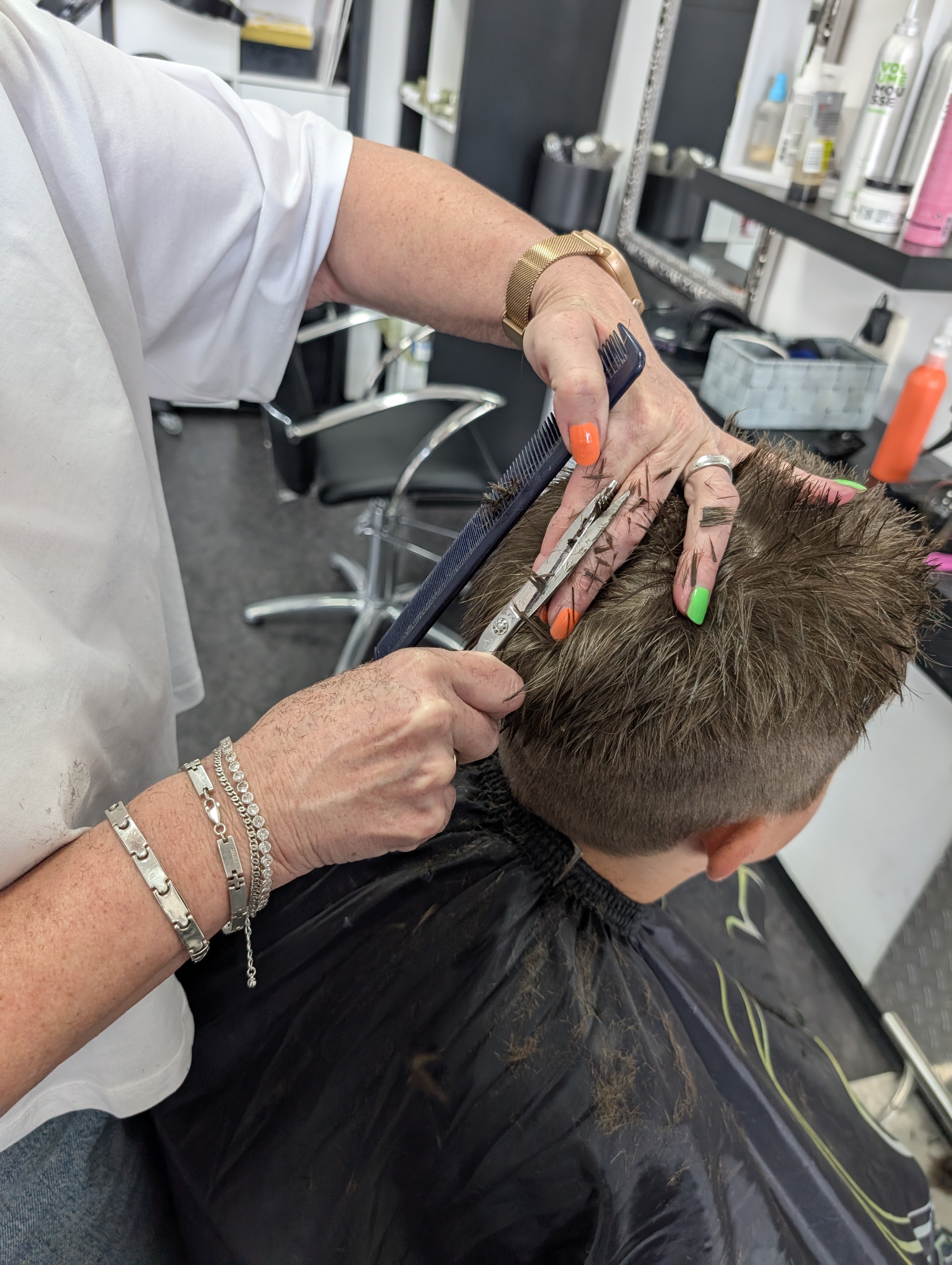 Kinderschnitt im Salon C. W. Ihr Friseur