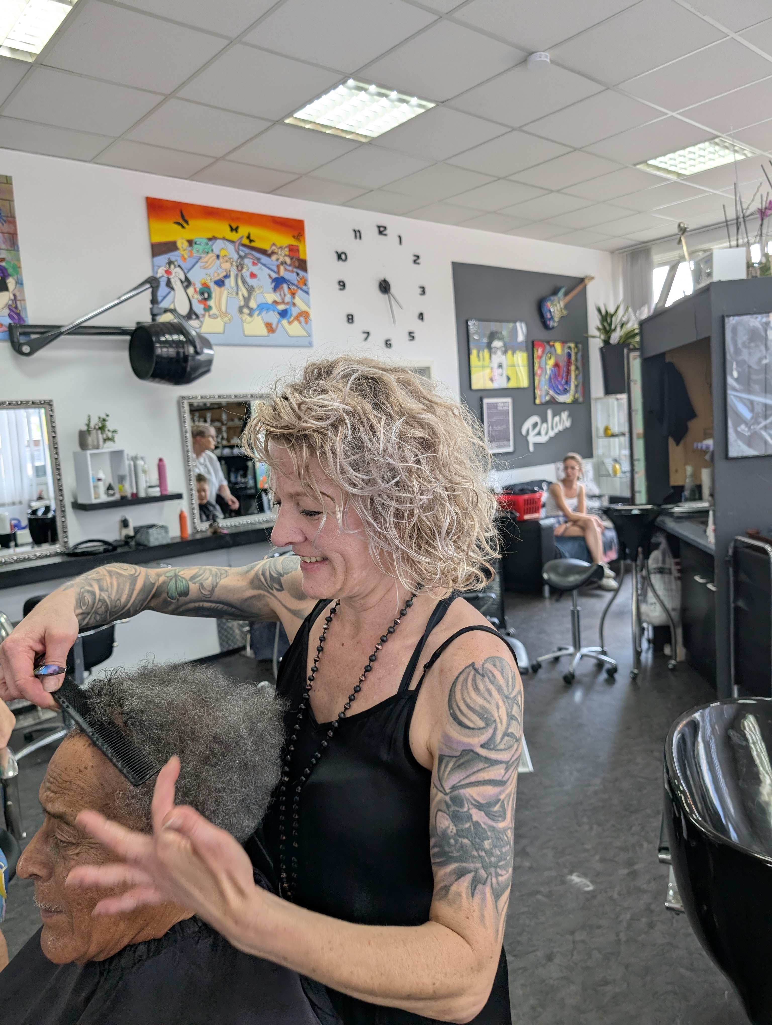 Gestylte Locken als Ergebnis aus dem Salon